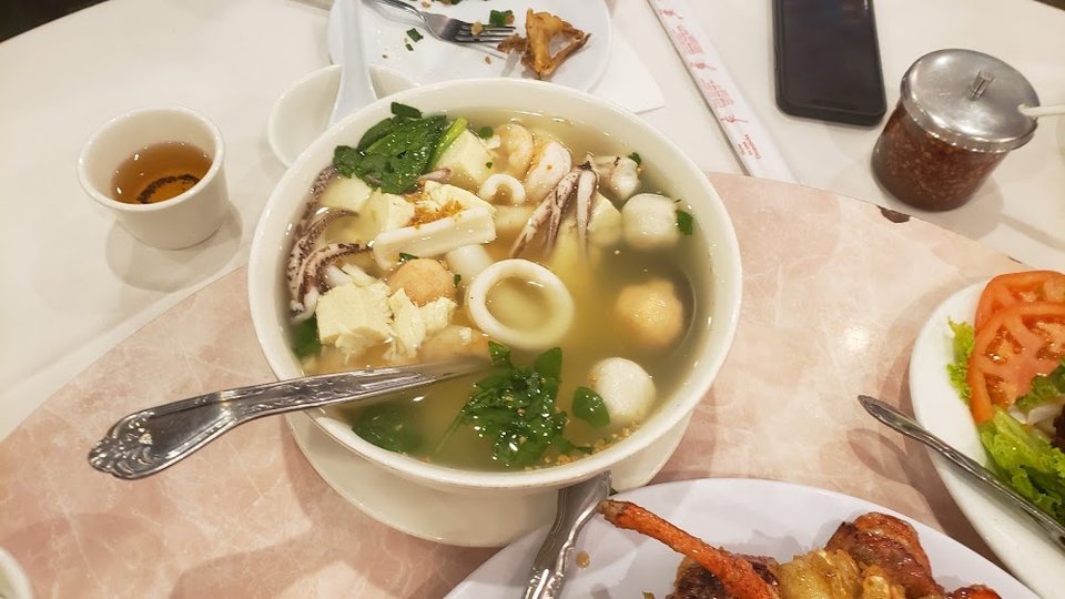 Seafood Soup with Tofu